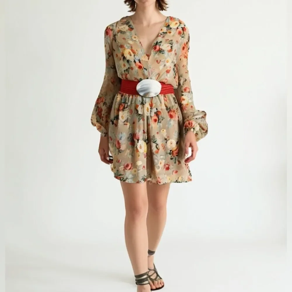 NWT Filly Flair floral Cottagecore romper - L‎